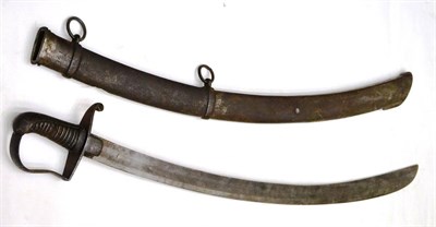 Lot 205 - A 1796 Pattern Light Cavalry Trooper's Sword, with 80cm broad single edge curved steel blade,...