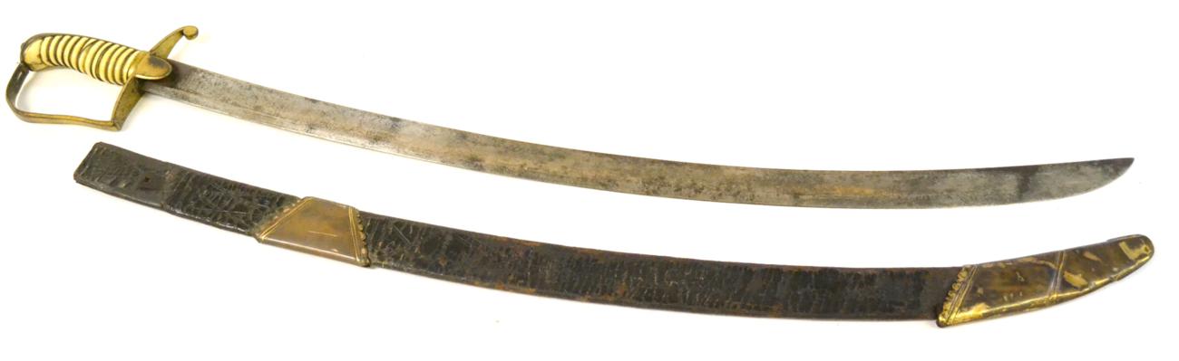 Lot 219 - A Georgian Infantry Officer's Sword, the
