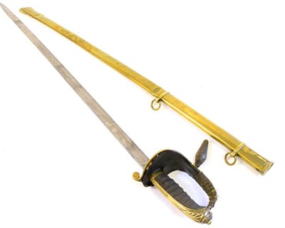 Lot 240 - A Good Victorian 1854 Pattern Sword to the Tower Hamlets Regiment of Militia, the 81.5cm single...