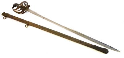 Lot 263 - A Victorian 1854 Pattern Sword to the 4th West Yorkshire Rifles, the 77cm single edge fullered...