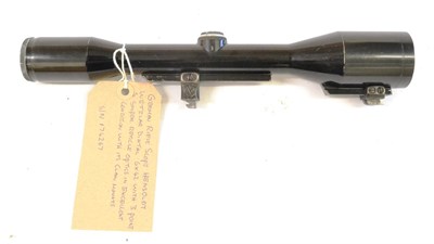 Lot 360 - A Hensoldt, Wetzlar Diatal 6 x 42 Rifle Scope, no.174267, with three point sniper reticle and...