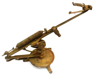 Lot 365 - An Eley Bros ";The Expert"; Clay Pigeon Trap, with surface rust, but in working condition