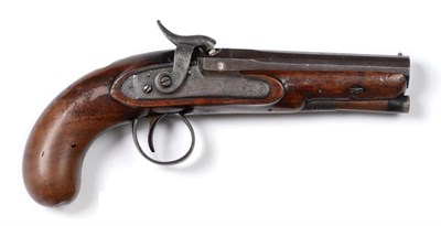 Lot 437 - A Good 28 Bore Percussion Cap Travelling Pistol by Riviere, London, converted by the maker from...