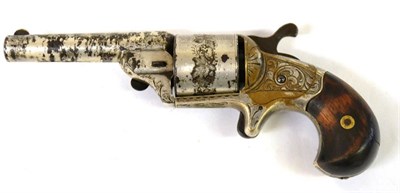 Lot 444 - An American .36 Calibre Teatfire Six Shot Single Action Revolver by the National Arms Co.,...