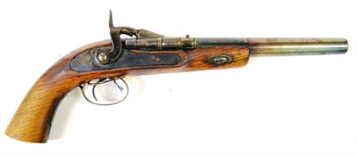 Lot 456 - A Non-Working Copy of a Snider Action Pistol, with blued steel furniture and elm stock