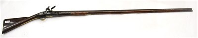 Lot 519 - An Early 18th Century British Flintlock Musket, the 137cm (54";) steel barrel double struck with VP