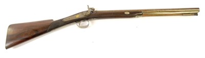 Lot 525 - A 19th Century Percussion Cap Single Barrel Sporting Gun for a Boy by E Bond, London, the 40cm...