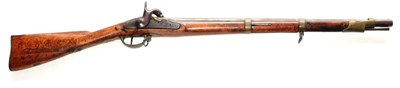 Lot 527 - A 19th Century Russian Percussion Cap Musket by the Izhevsk Armoury, converted, the 67.5cm...