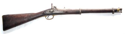 Lot 528 - A Tower 1856 Pattern Percussion Cavalry Carbine, the 53cm steel blade with a broad arrow over a...