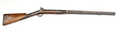 Lot 537 - A Westley Richards Single Barrel Percussion Sporting Gun, the 74.5cm browned steel barrel octagonal