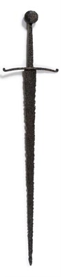 Lot 198A - A Reproduction Late 14th/Early 15th Century Sword, possibly English, with 74.5cm double edge...