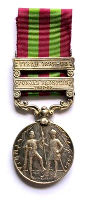 Lot 19 - An India General Service Medal, 1895-1902, to 90764, Gunr. W. Mitchell, 51st. Fd. By., R.A.,...