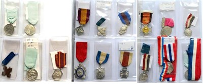 Lot 36 - An Interesting Collection of Seventeen Army Temperance Medals, comprising Army Total...