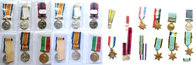 Lot 40 - A Group of Seventeen Medals, comprising an Edward VII Distinguished Conduct Medal (naming...