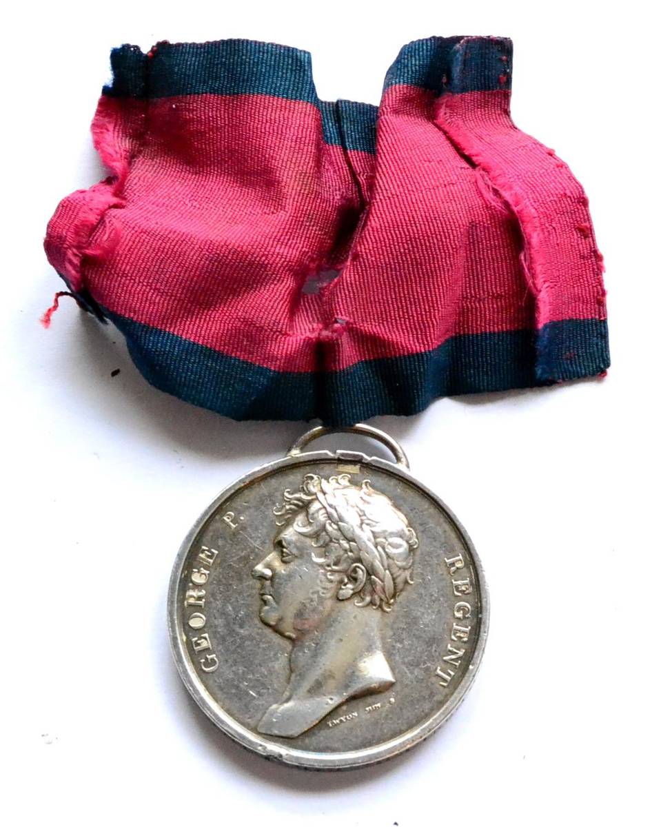 Lot 71 - A Waterloo Medal, 1815, to Charles Bressler, 8th Line Batt., King's German Legion (clip replaced by