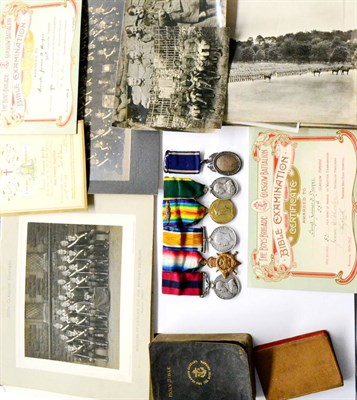 Lot 81 - A First World War Gallantry Group of Five Medals, to 754 (later 330024 C.Q.M.) Sgt. J.F....