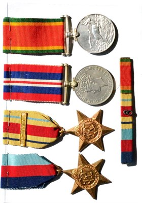 Lot 82 - A Second World War Group of Four Medals, to Spr. C. Van Der Merwe, S.A.E.C., comprising The...