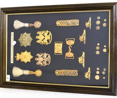 Lot 97 - A Collection of Thirty Brass, White Metal and Other Military Badges and Similar, pertaining to...