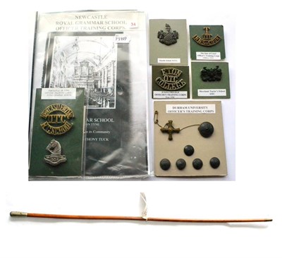 Lot 115 - A Collection of Militaria and Memorabilia Pertaining to Officer Training Corps, comprising a...