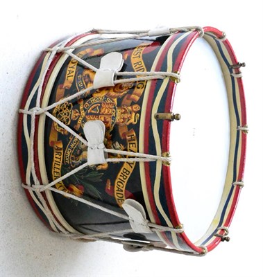 Lot 134 - East Riding Heavy Brigade Royal Artillery, a Military Side Drum by Henry Potter & Co, London,...