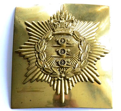 Lot 151 - An Officer's Shoulder Belt Plate, of the Royal Regiment of Artillery Volunteers (adapted)