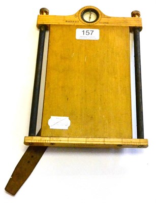 Lot 157 - A Verner's Patent Boxwood and Brass-Mounted Cavalry Sketching Board, with integral compass and...