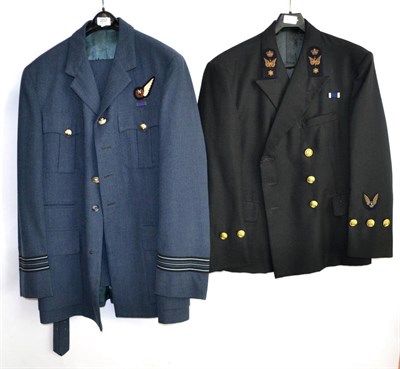 Lot 207 - An R.A.F. Squadron Leader Dress uniform; Another Similar, and a Royal Navy Officer's Dress...