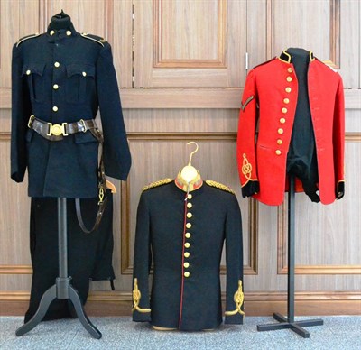 Lot 209 - An East Yorkshire Regiment Officer's No.1 Dress Uniform; a Royal Engineers, East Riding, Lance...