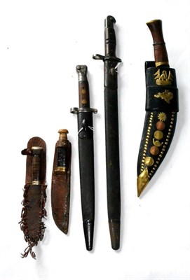 Lot 239 - A Pattern 1888 Mk I Sword Bayonet, by R Mole & Sons, stamped with inspection and other marks, metal