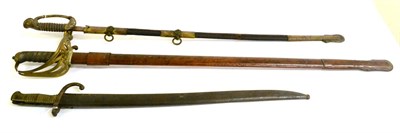 Lot 245 - An Edward VII, 1827 Pattern Infantry Officer's Dress Sword, the etched single edge blade,...