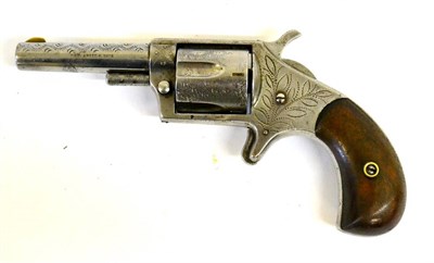 Lot 376 - A Robin Hood No.2 .32 Calibre Rimfire Revolver, the barrel length 7cm, stamped, ";Robin Hood...