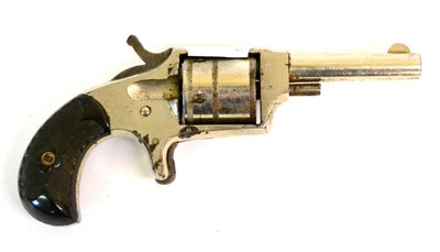 Lot 378 - A Hopkins & Allen Dictator .32 Calibre Rimfire Five-Shot Revolver, the barrel length 7 cm,...