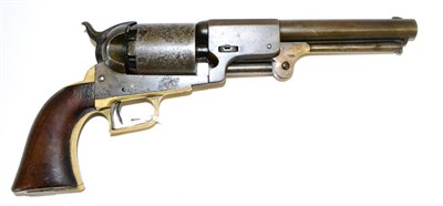 Lot 380 - A Colt Dragoon Six-Shot Percussion Revolver, the barrel length 19cm, stamped, ";Address Saml. Colt.