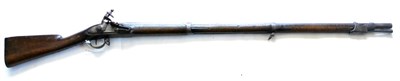 Lot 382 - A French Model 1815 Charleville Flintlock Musket, the 102cm steel barrel with London proof...