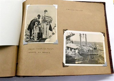 Lot 125A - An Album of Second World War Photographs, pertaining specifically to H.M.S. Formidable (67) and her