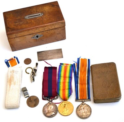 Lot 9 - A First World War DCM Group of Three Medals, awarded to 18612 PTE.I.(Isaac) SIGSWORTH 3/C.GDS.,...