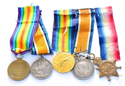 Lot 44 - A First World War Trio, awarded to J. 20673, R.G.CLARK, ORD., R.N., comprising 1914-15 Star,...