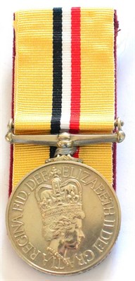 Lot 67 - An Iraq Medal, 2002, awarded to 25132490 CPL M I WOODROOFE REME, court mounted