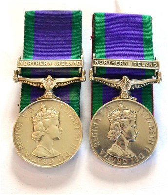 Lot 69 - Two General Service Medals, 1962, each with NORTHERN IRELAND clasp, one awarded to 24795565...