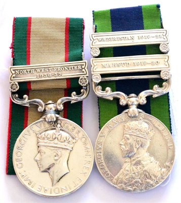 Lot 77 - An India General Service Medal, 1909, awarded to 4286 RFMN. SANAKSING GURUNG G,2-5 GRKS, with...