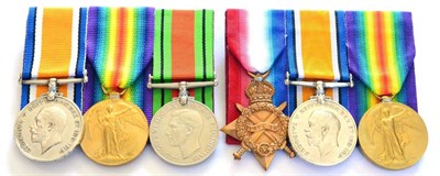 Lot 84 - A First World War Trio, awarded to KP-501, J.ATKINSON, A.B. R.N.V.R., comprising 1914-15 Star,...