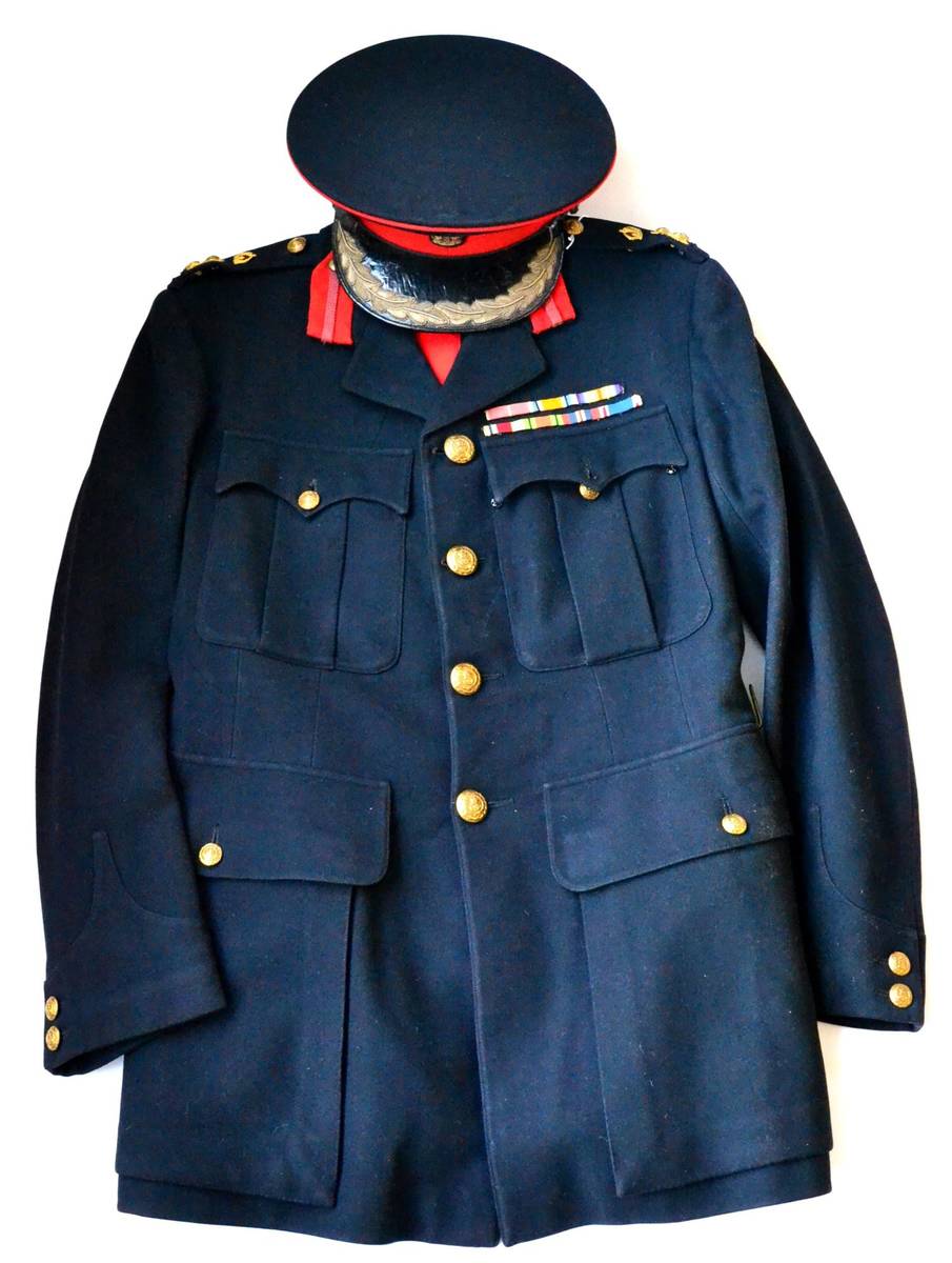 Lot 168 - A Second World War No.1 Dress Uniform to Brigadier Roy Smith-Hill, Royal Marines, comprising peaked