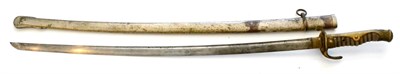 Lot 208 - An Early 20th Century Japanese Parade Sword, the 74cm steel blade with a narrow fuller to the...