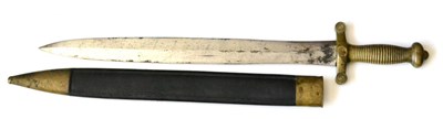 Lot 216 - A French Model 1831  Artillery Sword (Gladius), the 48.5cm double edge steel blade stamped...