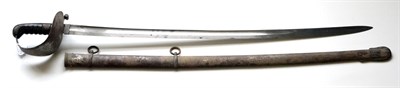 Lot 217 - An 1821 Pattern Heavy Cavalry Officer's Undress Sword, the slightly curved single edge blade,...