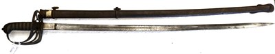 Lot 249 - A Victorian 1827 Pattern Rifle Regiment Officer's Dress Sword, the slightly curved, single edge...