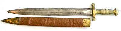 Lot 267 - A French Model 1831 Infantry Sword (Gladius), the 48cm leaf shaped steel blade stamped J...