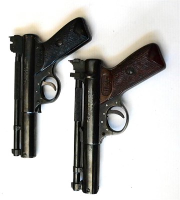 Lot 382 - PURCHASER MUST BE 18 YEARS OR OVER A Webley Premier E Series .22 Calibre Air Pistol, with chequered