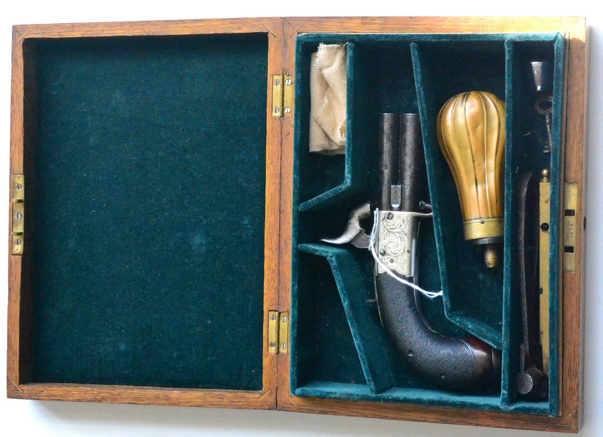 Lot 397 - A 19th Century Percussion Over and Under