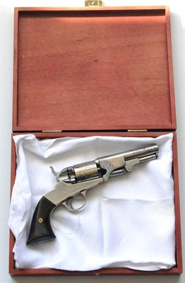 Lot 410 - A Hopkins & Allen Dictator .38 Calibre Five Shot Rimfire Revolver, converted from percussion,...